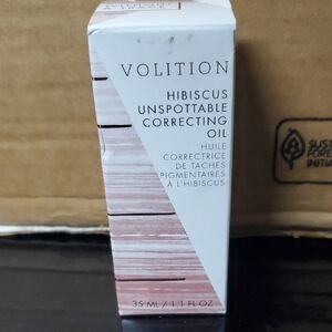 Volition Hibiscus Unspottable Correcting Oil - White and Pink